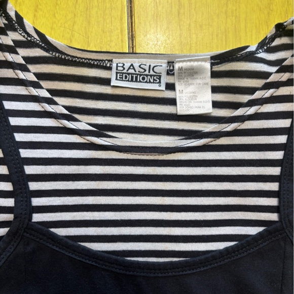 Black and White Striped Dress - Picture 4 of 4